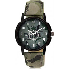 Deals, Discounts & Offers on Men - RPS FASHION WITH DEVICE OF R Quartz Movement Analogue Display Multicoloured Dial Men's Watch (Green Dial Green Colored Strap)-Army