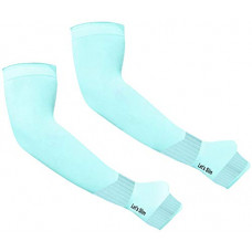 Deals, Discounts & Offers on  - AdroitZ Sky-Blue Uv Sunblock protection with thumb hole Arm sleeves