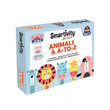 Deals, Discounts & Offers on  - Smartivity Junior Animals & A-to-Z Pre-School STEAM Learning Educational Toy Art & Craft Play 11 in 1 Activity Kit Gift Box 2 - 5 yrs Toddler Baby Augmented Reality Coloring FREE APP Interactive Flash Cards