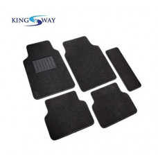 Deals, Discounts & Offers on  - Kingsway Carpet Mats For Toyota Yaris (Model 2018 Onwards) (Black, Set of 5, Fabric)