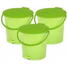 Deals, Discounts & Offers on  - Kuber Industries 3 Pieces Ultra Plastic Garbage Waste Dustbin