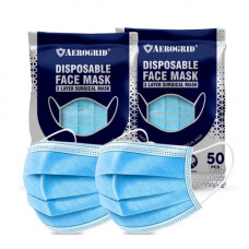 Deals, Discounts & Offers on  - AeroGrid 3 Ply | BIS Certified | Pack of 50,100, 200, 500 | 75 GSM Protective Surgical Face Mask | Built-in Nose Pin | Premium Mask
