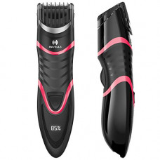 Deals, Discounts & Offers on Health & Personal Care - Havells BT9009 Digital Display Beard & Moustache Trimmer, Fast Charge Allows 30 + Trims, 19 Built-in Precise Lengths (Black & Red)