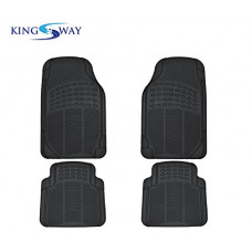 Deals, Discounts & Offers on  - Kingsway Rubber Foot Mats For Fiat Abarth Avventura (Black Color, Set of 4)