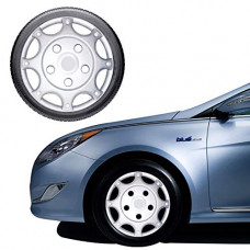 Deals, Discounts & Offers on  - Oshotto/Deccan/Katwheels NSKU-7900 Push type 16 inch Silver Wheel Cover Caps Compatible with Tata Nexon (Set of 4)
