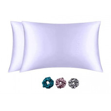 Deals, Discounts & Offers on  - ARMOXA Premium Silk Satin Pillow Cover for Hair and Skin with Envelope Closure|3 Piece Satin Silk Soft Scrunchies Free