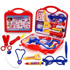 Deals, Discounts & Offers on  - WOWEE Doctor Play Set with Foldable Suitcase, Doctor Set Toy Game Kit, Compact Medical Accessories Toy Set Pretend Play Sets, Boys, Girls, Doctor Play Sets for Kids
