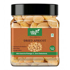 Deals, Discounts & Offers on  - Dried Apricot by Nature's Vault - 250g | Khumani | Jardalu | Badam BOR | Soft | Turkish(Jar Pack)