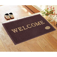 Deals, Discounts & Offers on  - Kuber Industries Door Mat (Brown, PVC, Standard)