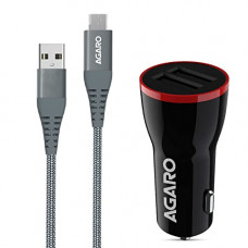 Deals, Discounts & Offers on Mobile Accessories - AGARO Car Charger 18W + Micro Cable