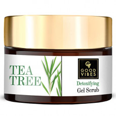 Deals, Discounts & Offers on Beauty Care - Good Vibes Detoxifying Gel Scrub, Tea Tree (50 G)
