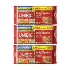 Deals, Discounts & Offers on  - Unibic Oatmeal Digestive Cookie - 600g (Pack of 3)