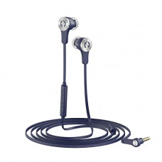 Deals, Discounts & Offers on Headphones - MuveAcoustics Drive MA-1000FB Wired in Ear Headphones with Mic (Flagship Blue)