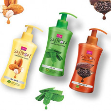 Deals, Discounts & Offers on Beauty Care - VI-JOHN Saffron Body Lotion Aloe Vera, Cocoa Butter, Milk Almond 250 ml (Pack of 3)