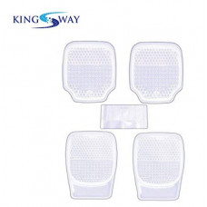 Deals, Discounts & Offers on  - Kingsway PVC Rubber Car Mats 3G Plus of Heavy Quality For Skoda Kodiaq (Model 2016 Onwards) (Tray Mats, Set of 5, Transparent Color)