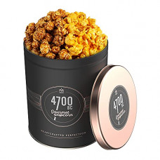 Deals, Discounts & Offers on  - 4700BC Pop Gala, Sweet & Spicy Popcorn Ensemble, Tin, 225g (Himalayan Salt Caramel + Hawaiian BBQ Cheese)