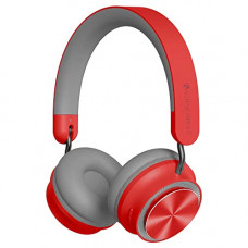 Deals, Discounts & Offers on Headphones - Zebronics Zeb-Bang PRO Bluetooth v5.0 Headphone, 30H Backup, Foldable Design, Call Function, Voice Assistant Feature, Built-in Rechargeable Battery, Type C Charging, 40mm Driver and AUX. (Red)