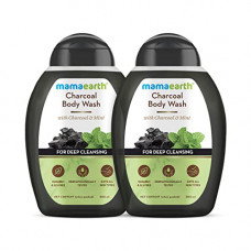 Deals, Discounts & Offers on Beauty Care - Mamaearth Charcoal Body Wash With Charcoal & Mint For Deep Cleansing Combo (Pack of 2)  300 ml