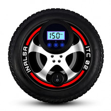 Deals, Discounts & Offers on  - INALSA Tyre Inflator ITC 02 with Digital Display & Push Button, 12V DC Portable Tyre Inflator,150 PSI, Inflatable Adaptor
