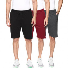 Deals, Discounts & Offers on Men - [Size 30] OOBANI Men's Regular Fit Cotton Shorts (Pack of 3)