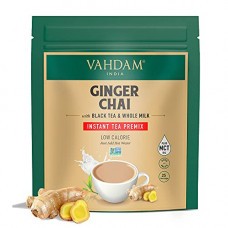 Deals, Discounts & Offers on  - VAHDAM, INSTANT Tea Premix - Ginger (200g) | Real Ingredients - Black Tea & Ginger with Whole Milk Powder | Only 35 Calories Per Serving | 25 Servings