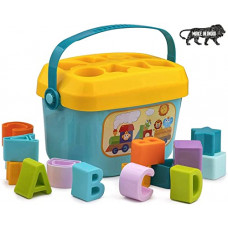 Deals, Discounts & Offers on  - BLACKZAPP Plastic Baby First Block with Box Games for Kids, No Batteries Required, Shape, Sorter, Colors, ABCD Shape, Toys