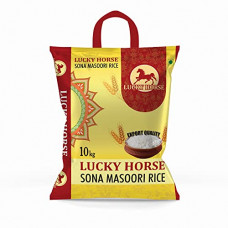 Deals, Discounts & Offers on  - Lucky Horse Best Sona Steam Masoori Rice | Aged Rice | Traditional Aroma Rice | Delicious Taste | Easy to Cook | Rich in Healthy and High Surplus | Thin and Longer Rice (10 Kg, Steam (Boiled) Rice)