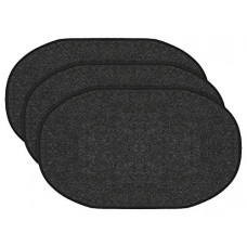 Deals, Discounts & Offers on  - Kuber Industries Oval Shape Durable Microfiber Door Mat Heavy Duty Doormat Indoor Outdoor Easy Clean Waterproof Low-Profile Mats