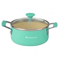 Deals, Discounts & Offers on Cookware - Wonderchef Piccolo Aluminum Casserole, 900ml/14cm, Green