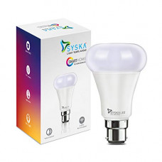 Deals, Discounts & Offers on  - Syska 9 Watts Smart LED Pumpkin Bulb Wi-Fi Enabled 3 in 1 CCT (Multicolor)