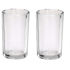 Deals, Discounts & Offers on  - Somil Multi-Purpose Beaver Tumbler Drinking Transparent Glass Set (Set of 2 Glasses)