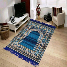 Deals, Discounts & Offers on  - Blenzza Deco Jainamaz/Prayer Mat (Multicolour, Chenille, Standard)