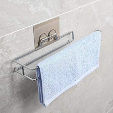 Deals, Discounts & Offers on Home Improvement - Klaxon Towel Ring - Bathroom Towel Holder - Stainless Steel Towel- Calibo (Chrome Finish) (Silver4)
