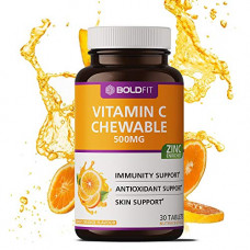 Deals, Discounts & Offers on  - Boldfit Vitamin C With Zinc Chewable Tablets 500mg - Immunity Booster