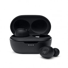 Deals, Discounts & Offers on Headphones - JBL C115 TWS by Harman, True Wireless Earbuds with Mic (Black)