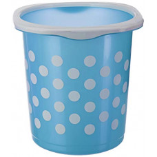 Deals, Discounts & Offers on  - Cello Fusion Plastic Dustbin, 7 Liters, Blue