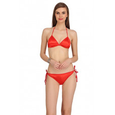 Deals, Discounts & Offers on Women - [Size 40] Fashion Comfortz WomenS Girls Satin Nylon Spandex Sexy Bra Sexy Panty,Non Padded Bikini Swimwear Lingerie Set,WomenS Girls Ladies Undergarments,Sexy Lingerie Beach Innerwear