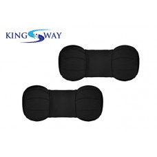 Deals, Discounts & Offers on  - Kingsway Dumbell Shape Car Neck Rest Pillow For Maruti Suzuki Swift (New Model) (Black Color, Set of 2, Leatherette)
