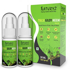 Deals, Discounts & Offers on  - Naturyz 100% Natural Tulsi Giloy Neem Spray | 3X Immunity booster | Liquid extract of Tulsi Giloy and Neem