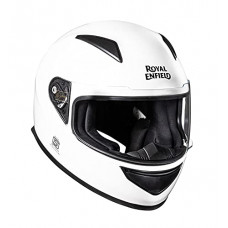 Deals, Discounts & Offers on  - Royal Enfield Street Prime Mono Helmet Gloss White L