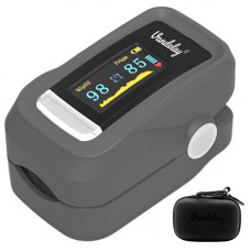 Deals, Discounts & Offers on  - Vandelay Pulse Oximeter Fingertip C101H1 - Blood Oxygen Meter SpO2 & Pulse Monitor - FDA, CE- Professional Series (Grey)