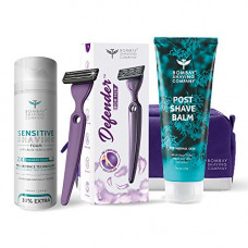 Deals, Discounts & Offers on Health & Personal Care - Bombay Shaving Company Defender For Her 3-in-1 Shaving Kit Combo For Women, 3 count