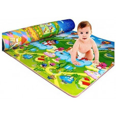 Deals, Discounts & Offers on Baby Care - HOMECRUST Home Crust WateRP Accessoriesroof, Anti Skid, Double Sided Baby Crawling Play Mat (Green, 6x4ft)