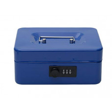 Deals, Discounts & Offers on Home Improvement - Store2508 Metal Cash Box with Number Combination Lock (Small Blue)