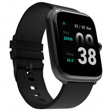 Deals, Discounts & Offers on Mobile Accessories - Corseca Fittex Plus Bluetooth Smart Watch (1 Week Battery Life_Compatible with Android 5.1 iOS 10.0_Wireless_IP68), Black, Large (DMW6095)