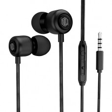 Deals, Discounts & Offers on Headphones - Nu Republic Squad M+ Longwire in-Ear Wired Earphones with Mic, 14mm Powerful Magnet Driver For Extra Bass,Tangle Free 1.2m longwire with 3.5mm Jack, Light Weight with in-line Controls-Black