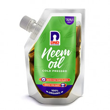 Deals, Discounts & Offers on Outdoor Living  - DND Neem Oil Cold Pressed | 100% Organic | Water Soluble | Protects Plants | Easy to Use Pouch with Free Measuring Cup | Pack of 1 - 200ml