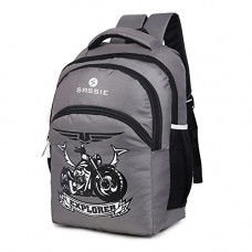 Deals, Discounts & Offers on Backpacks - Sassie Adventure Series 25 litres Grey School Bag | Casual Backpack For Boys & Girls, Kid's Backpack