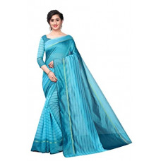 Deals, Discounts & Offers on Women - Pratibimb cotton silk saree with blouse piece