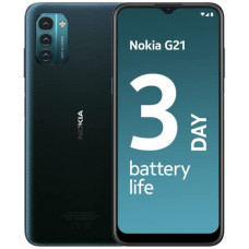 Deals, Discounts & Offers on Electronics - Nokia G21 Android Smartphone, Dual SIM, 3-Day Battery Life, 6GB RAM + 128GB Storage, 50MP Triple AI Camera | Nordic Blue